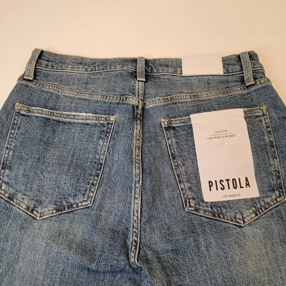 Pistola Colleen High Rise Slim Flare Jean in Willow Size 31 New!